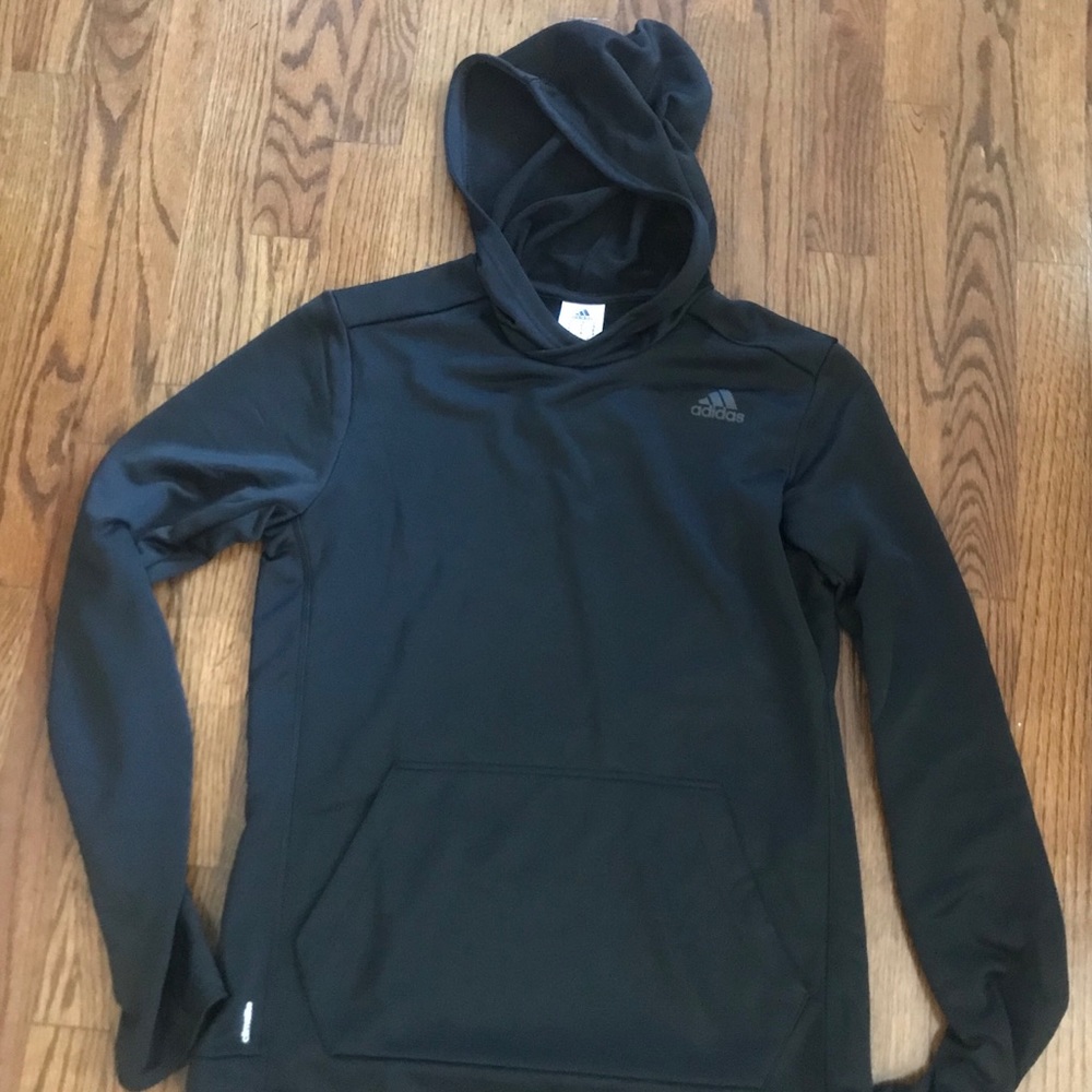 Adidas men’s black hoodie climalite small NWT